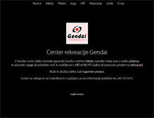 Tablet Screenshot of gendai.si